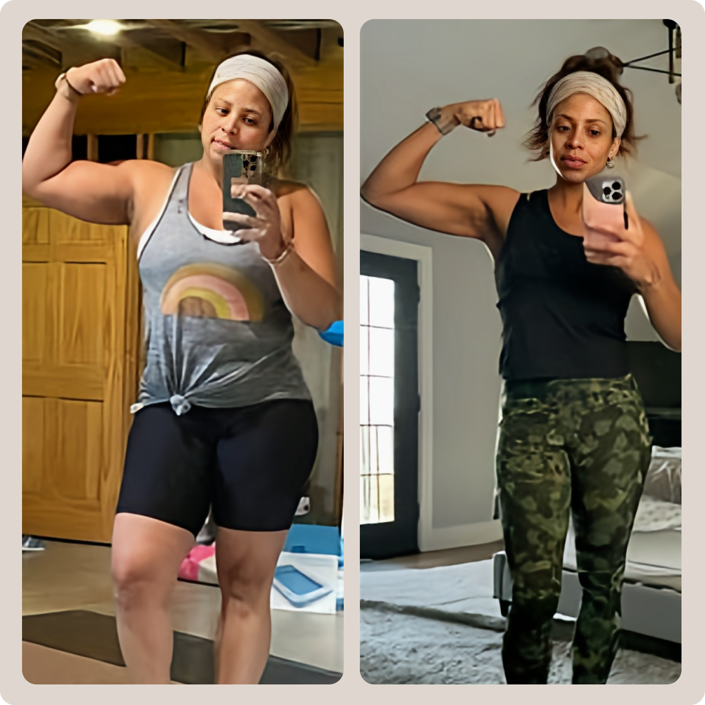 Crystal before and after